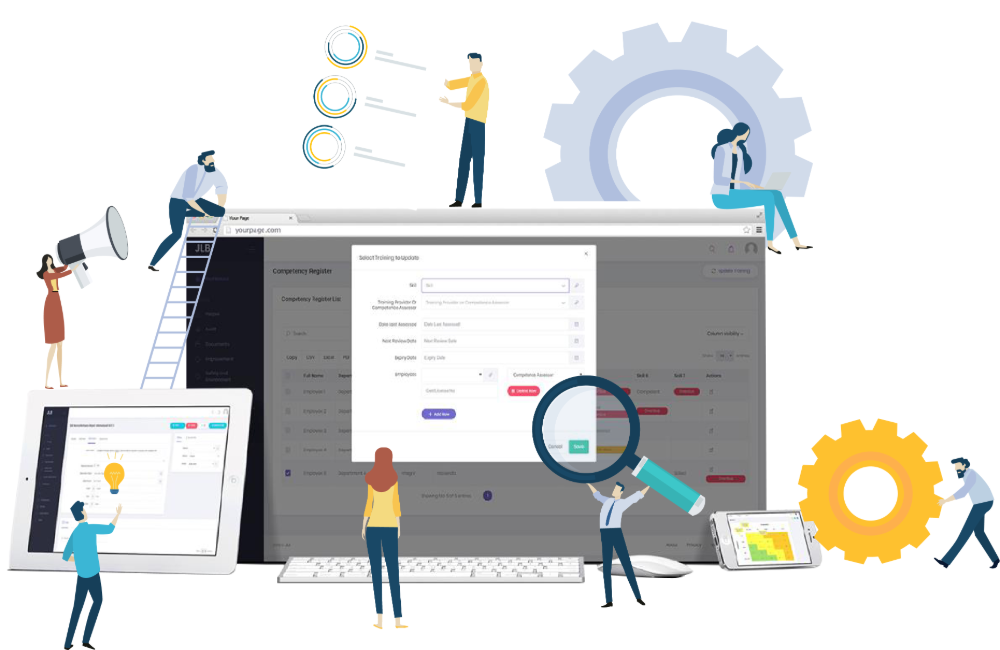JLB track ISO compliance software