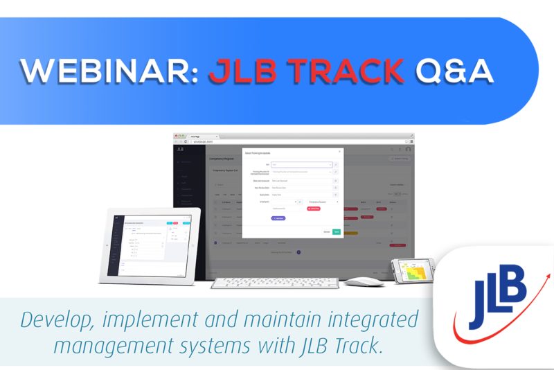 JLB TRACK: Online Q&A Session - 8th Apr, 9:30 (ACT)